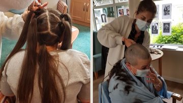 Wiltshire care home worker braves the shave for charity